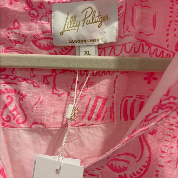 LILY PULITZER ELLOWYN LINEN DRESS NWT - Picture 5 of 5